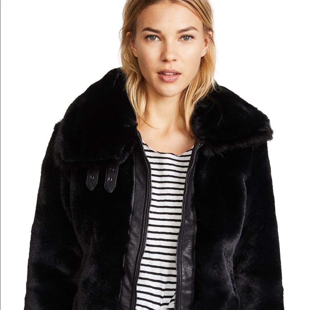 Blank NYC Black Noise Coat